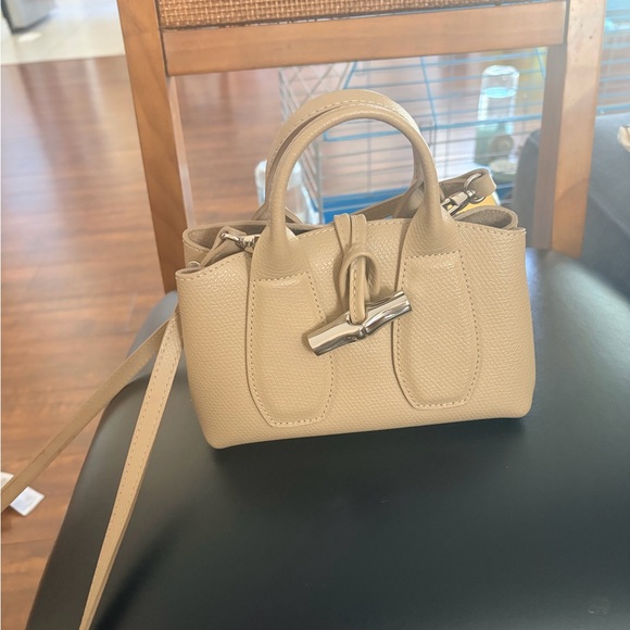 Longchamp roseau Mini Bag (sand color